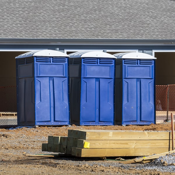 how can i report damages or issues with the porta potties during my rental period in St Paul VA